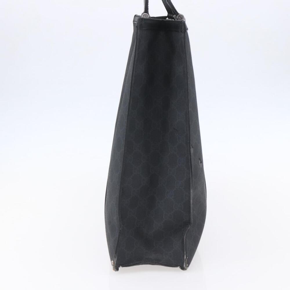 GUCCI GG Supreme Hand Bag PVC Black 322072 Auth ep12169 - Picture 4 of 16